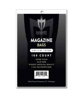 1000ct Case Magazine Bags - 8-3/4x11-1/8