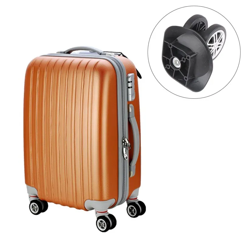 4pcs Silent Universal Wheels Replacement Luggage Caster Accessories Suitcases Repair Trolley Rubber Wheels Silent Luggage Wheels