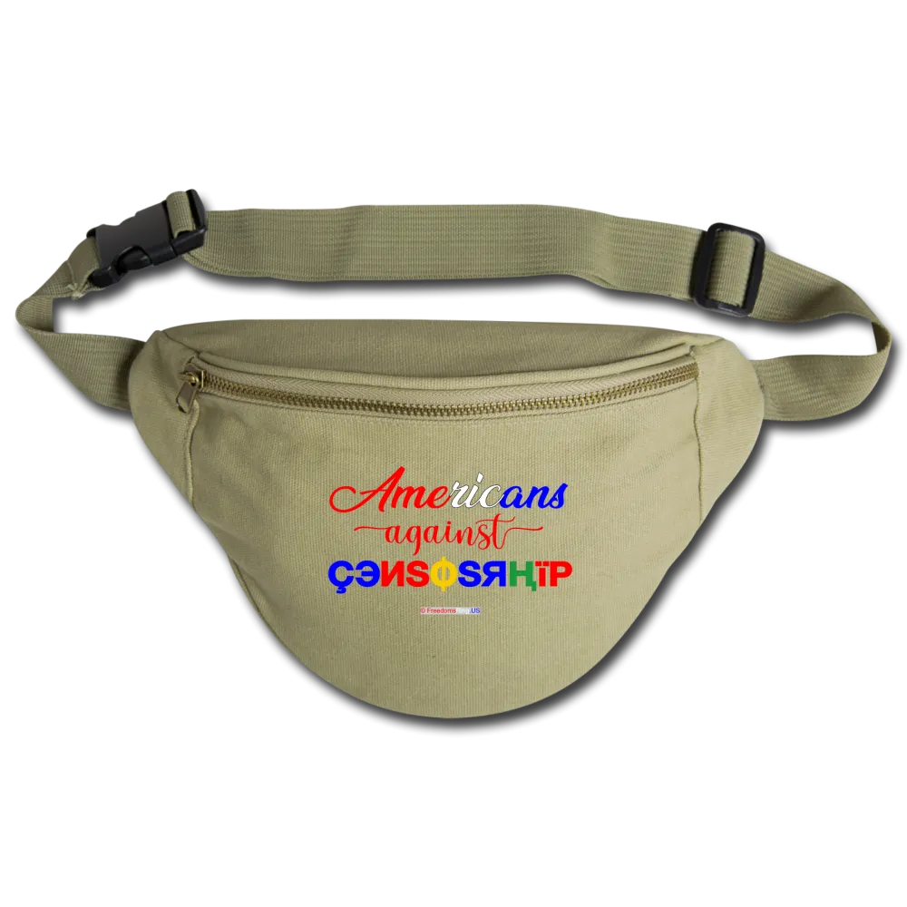 AMERICANS AGAINST CENSORSHIP - Fanny Pack | Comfort Colors 344