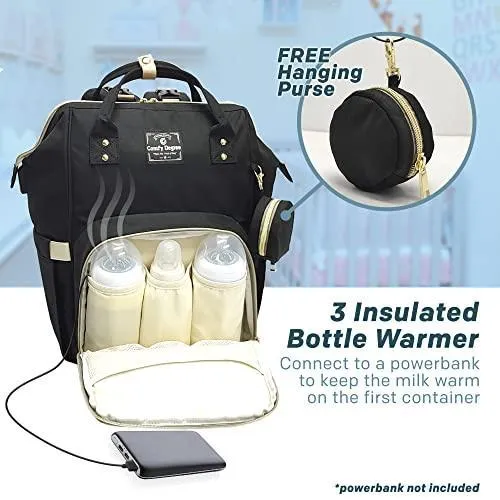 Baby Bag Diaper Changing Backpack Waterproof Large Capacity