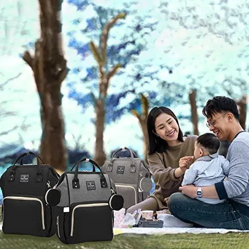Baby Bag Diaper Changing Backpack Waterproof Large Capacity