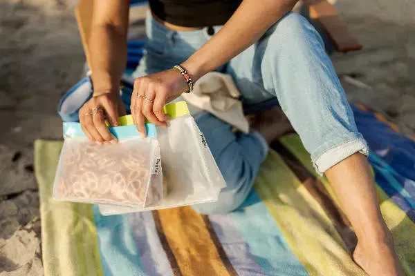 Bagito Reusable Zip-Em Kitchen Storage Bags Set of 3