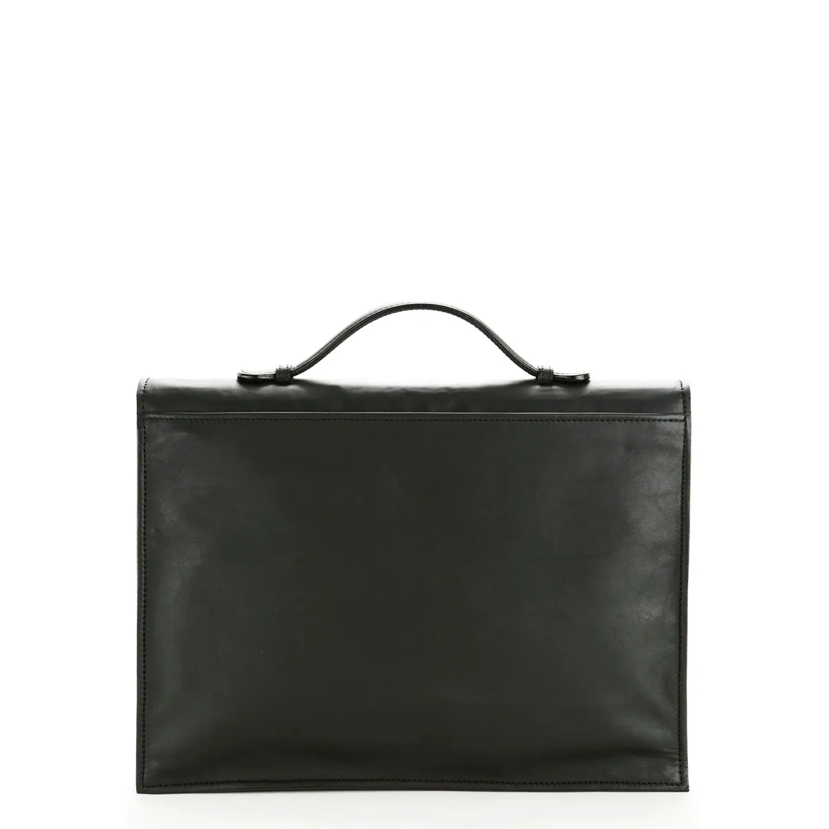 Barantani Double Compartment Flap Briefcase