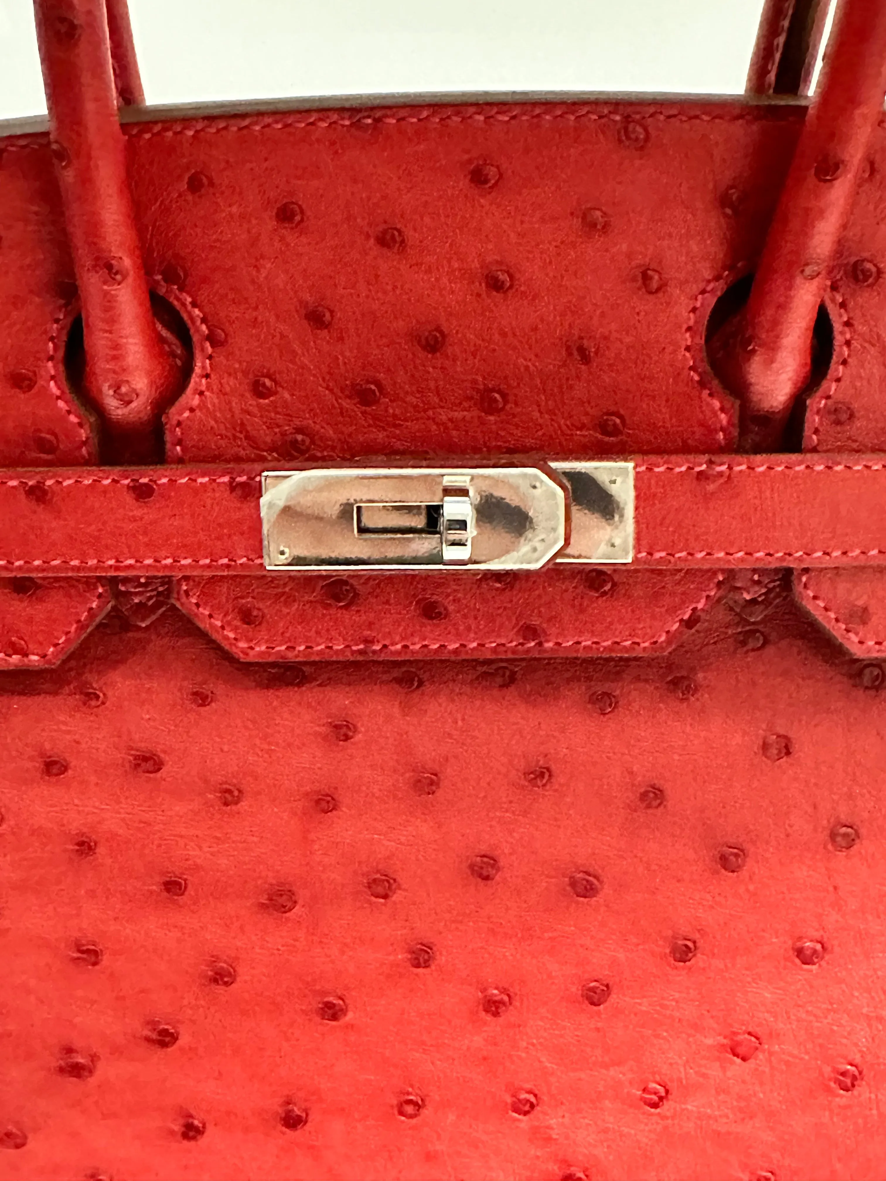 Birkin 30 Exotic Red PHW