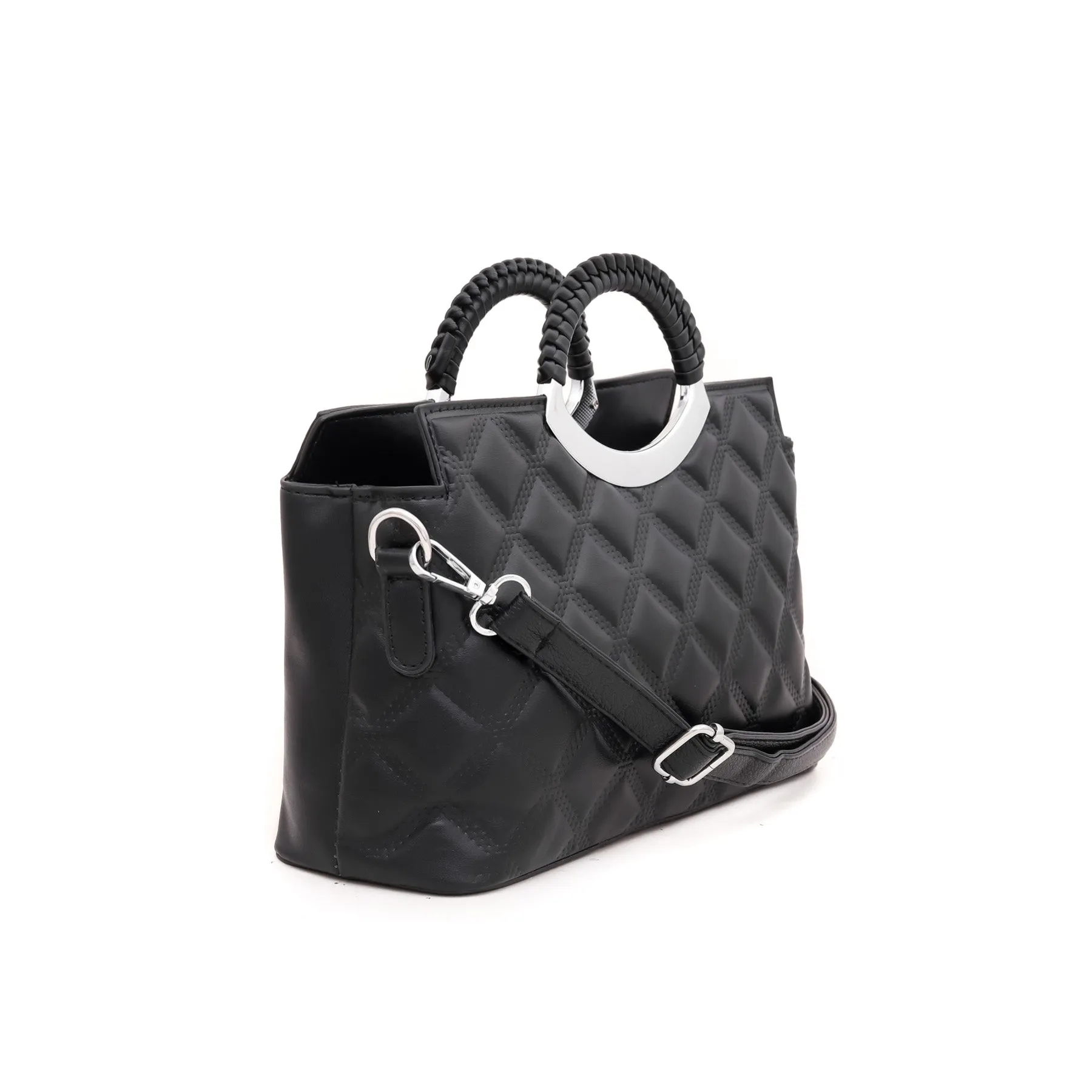 Black Formal Hand Bag P35899
