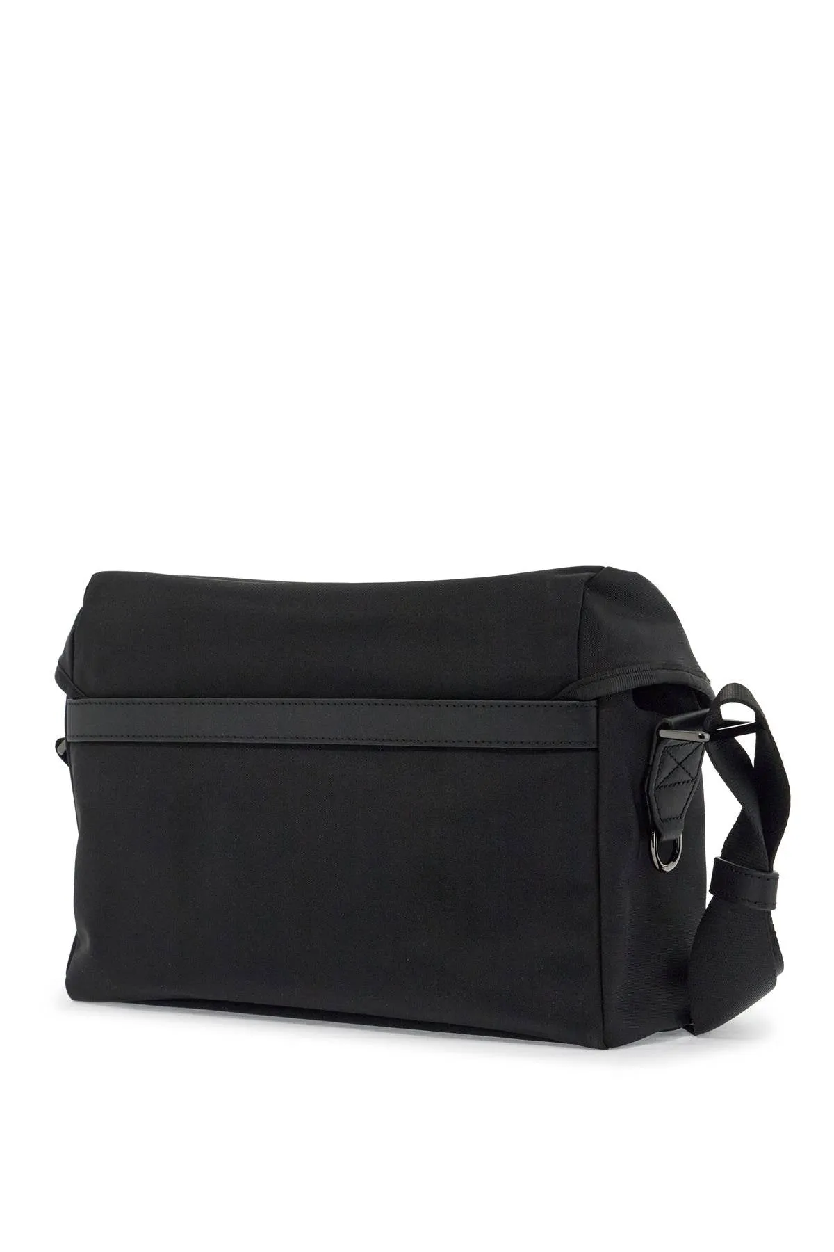 black shoulder bag in polyamide with spacious compartment PTM0021 16806815 NERO