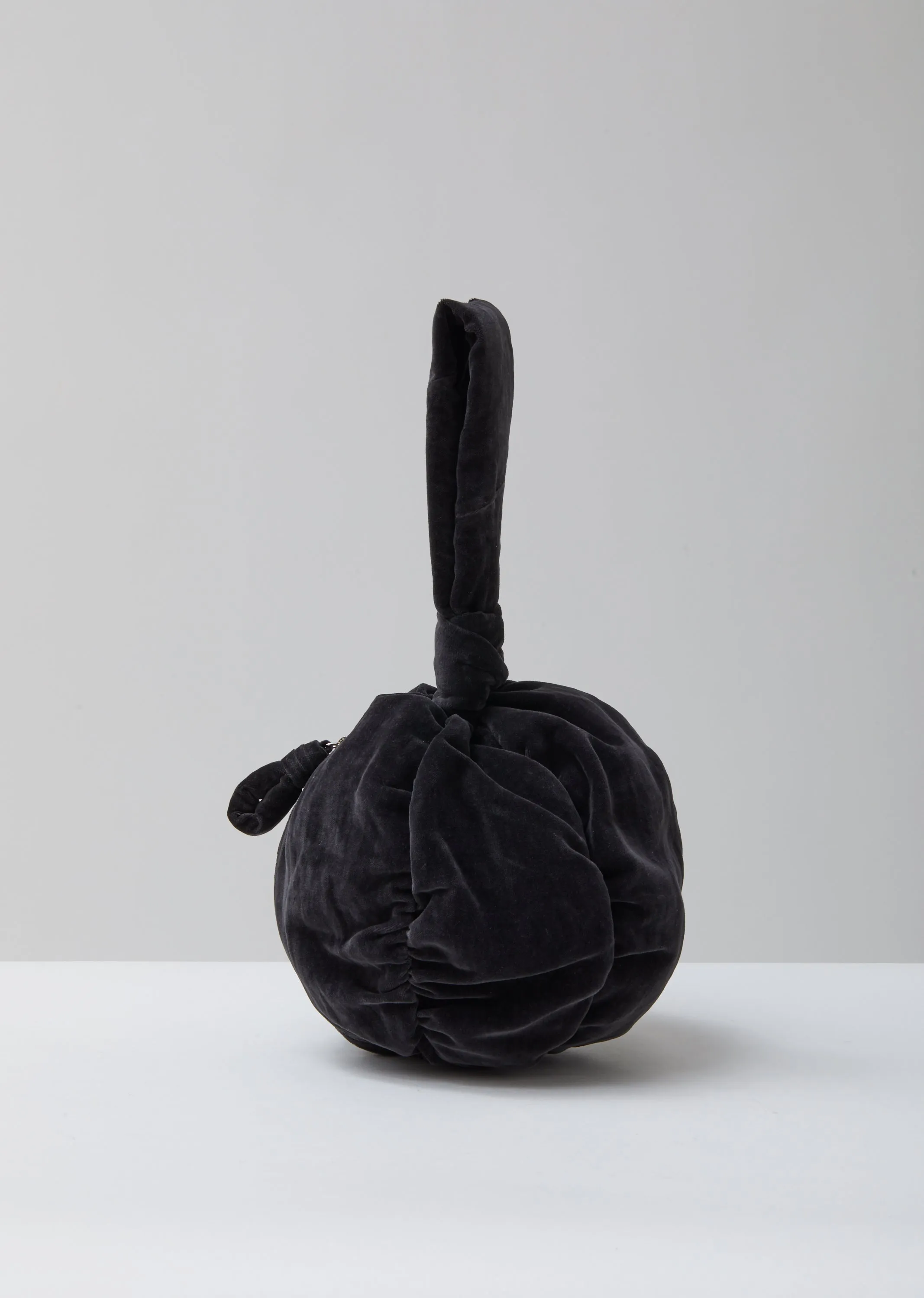 Black Velvet Purse Bag
