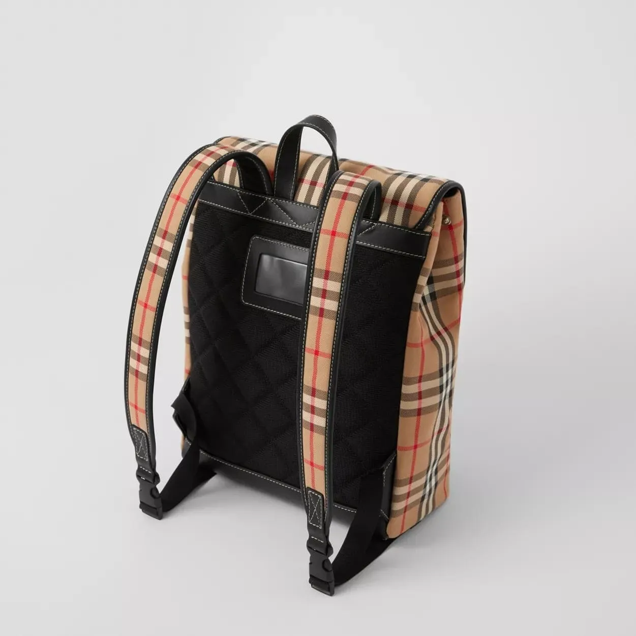 BURBERRY VINTAGE CHECK COTTON BACKPACK