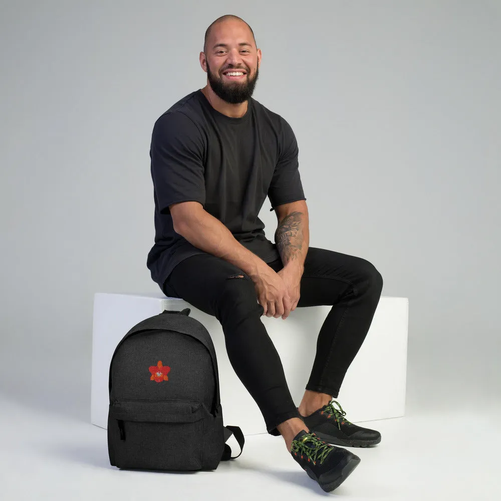 Cattleya Embroidered Backpack