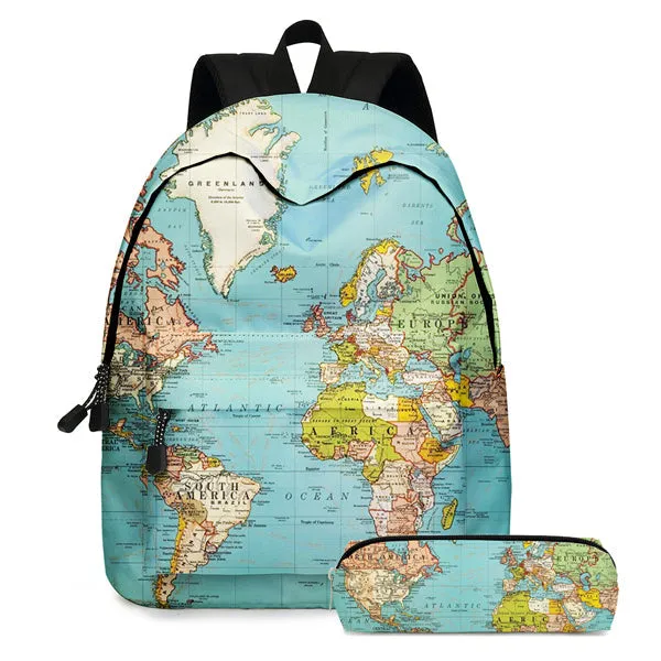 Classic Global Backpack and Pencil Case