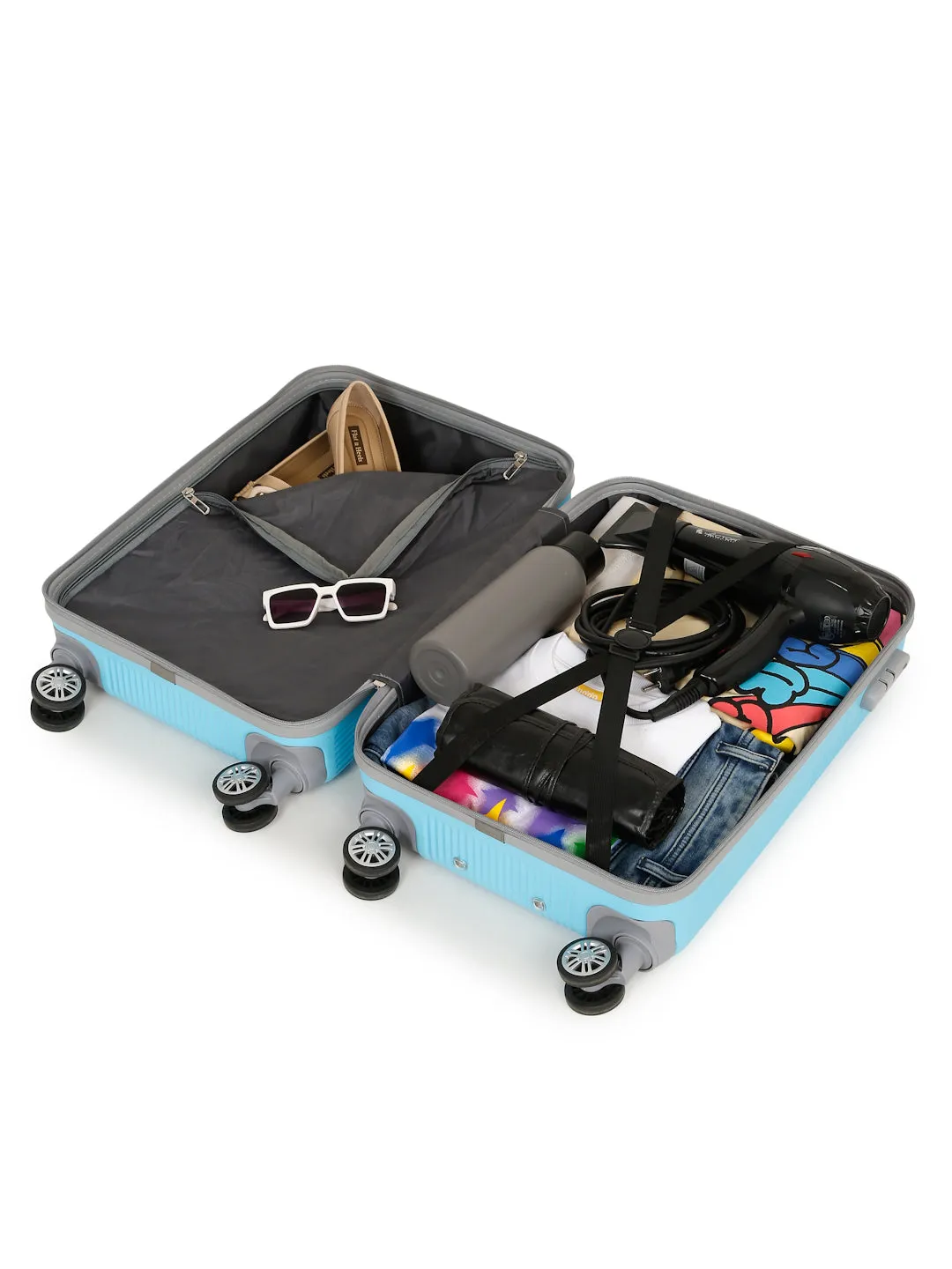 Crown Textured Cabin Hard Trolley Bag