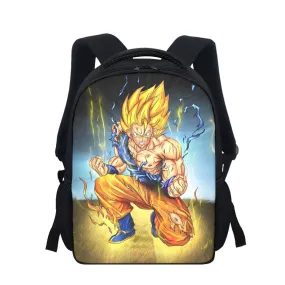 DBZ Goku Super Saiyan Thunder Power Damage Fight Cool Design Backpack