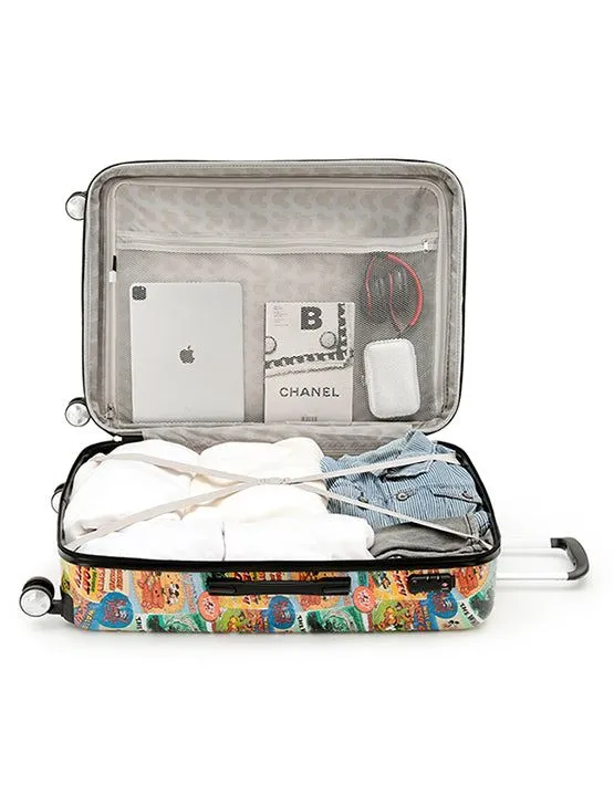 DISNEY MICKEY COMIC Small Carry-on Hard 4wheels Suitcase