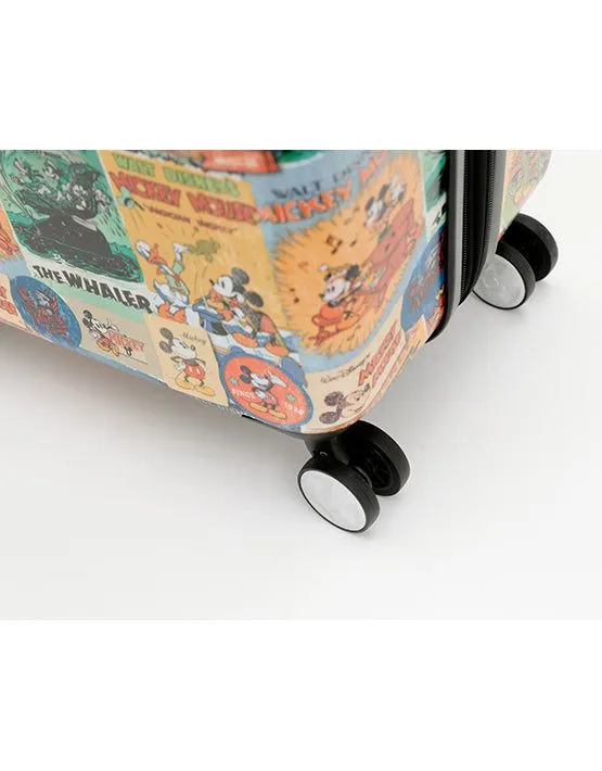 DISNEY MICKEY COMIC Small Carry-on Hard 4wheels Suitcase