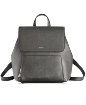 DKNY Bryant Flap Small Backpack BlackGold