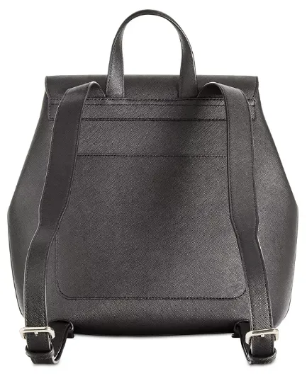 DKNY Bryant Flap Small Backpack BlackGold