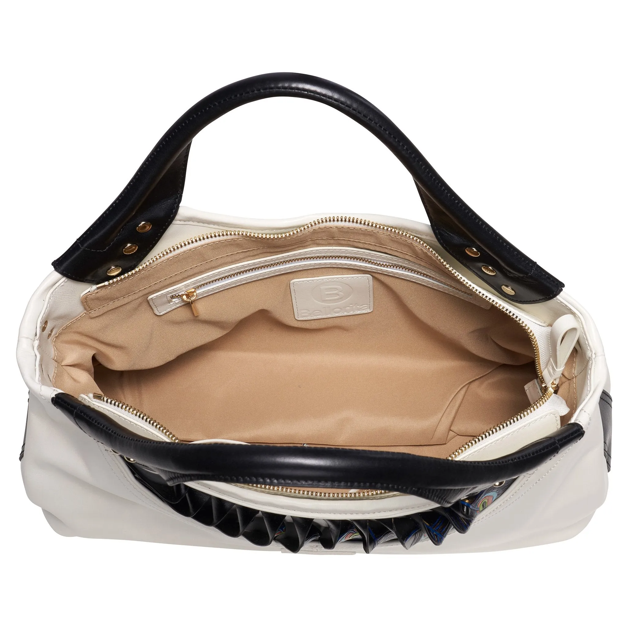 Feather White Tote