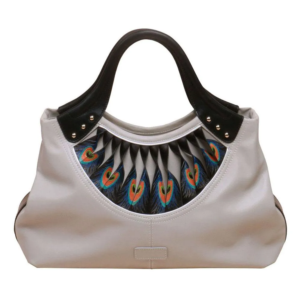 Feather White Tote