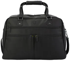 Heys America Unisex Hilite Multi-Zip Boarding Duffel with RFID Black Duffel Bag