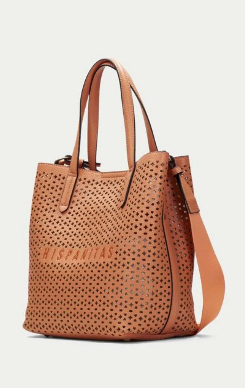 Hispanitas leather shopper style handbag