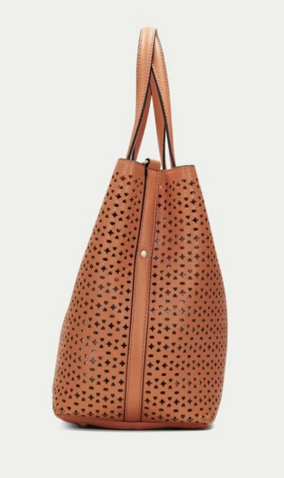 Hispanitas leather shopper style handbag