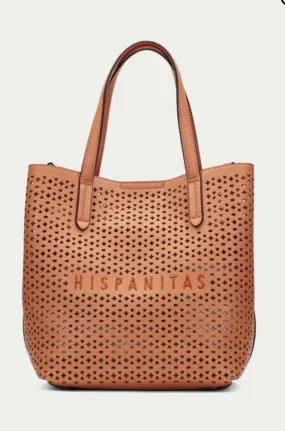 Hispanitas leather shopper style handbag
