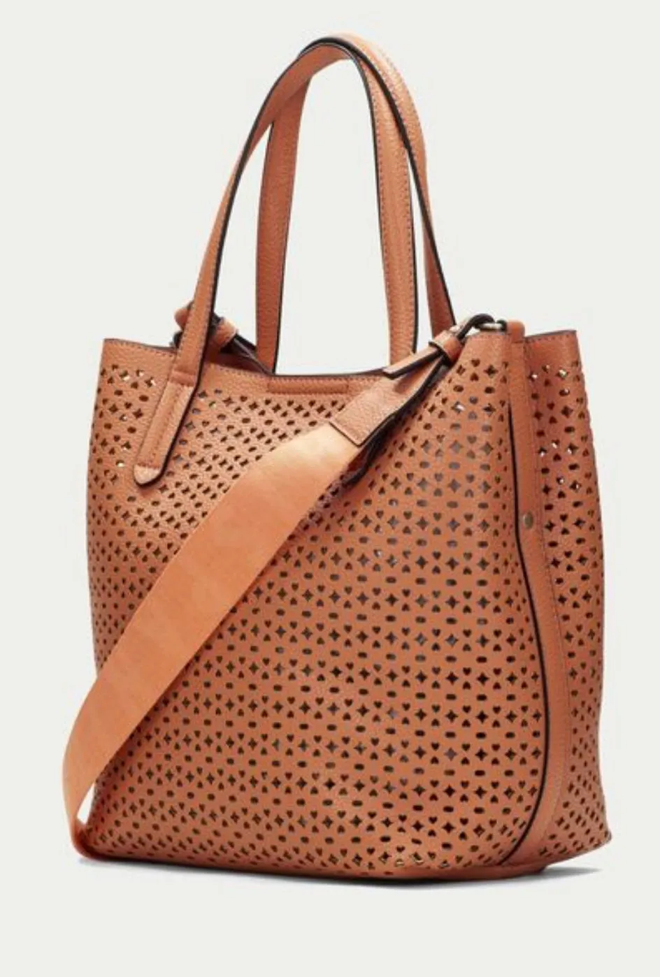 Hispanitas leather shopper style handbag