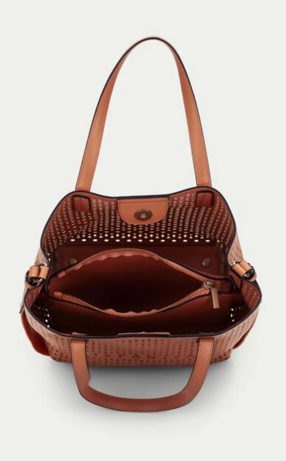Hispanitas leather shopper style handbag
