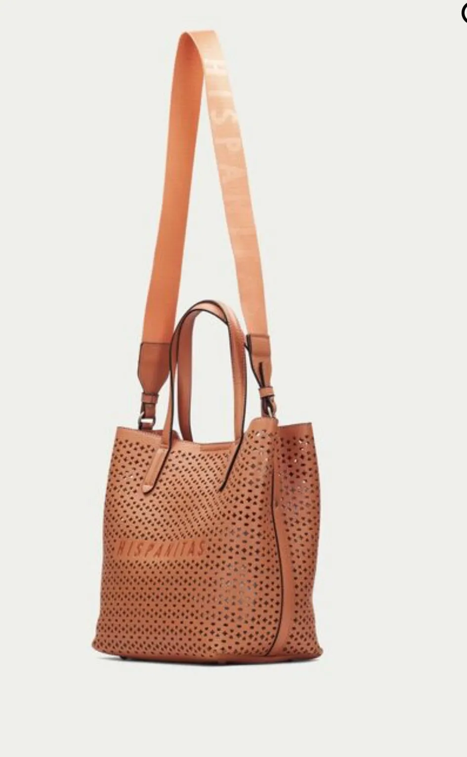 Hispanitas leather shopper style handbag