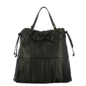 Iuntoo - Suadente Nero Large Handbag - 114011 - NERO