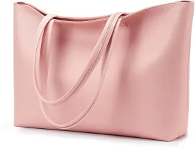 KALIDI Tote Bag Handbags for Women Large shoulder bag with Zipper Waterproof PU Women's Totes Ladies Bag for Work School Travel Daily Use