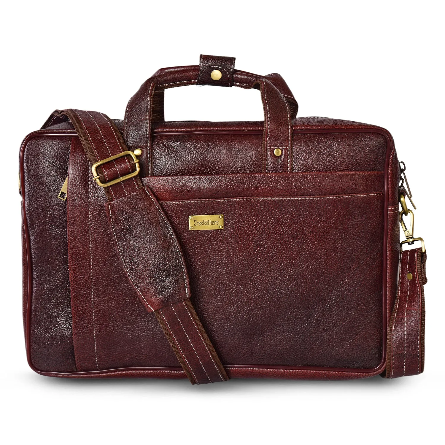 Leather Laptop Bag  998904 (Brown)