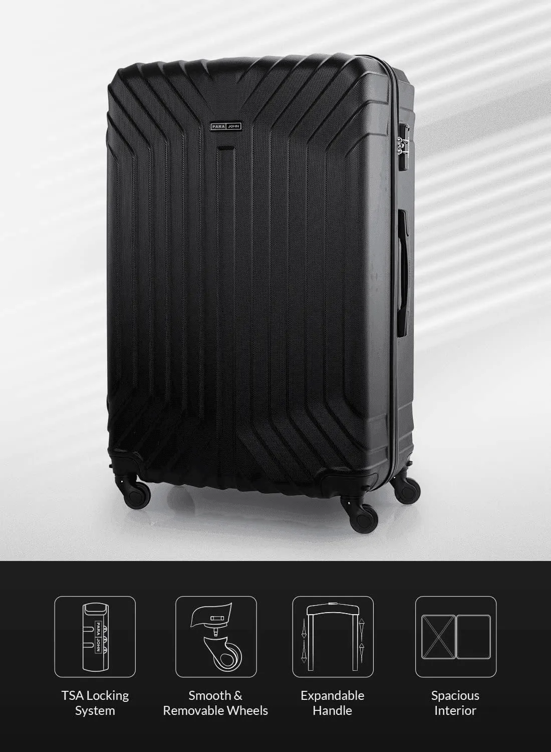 Luggage Bag 20 Inch Cabin Size Luggage Trolly - Dark Grey