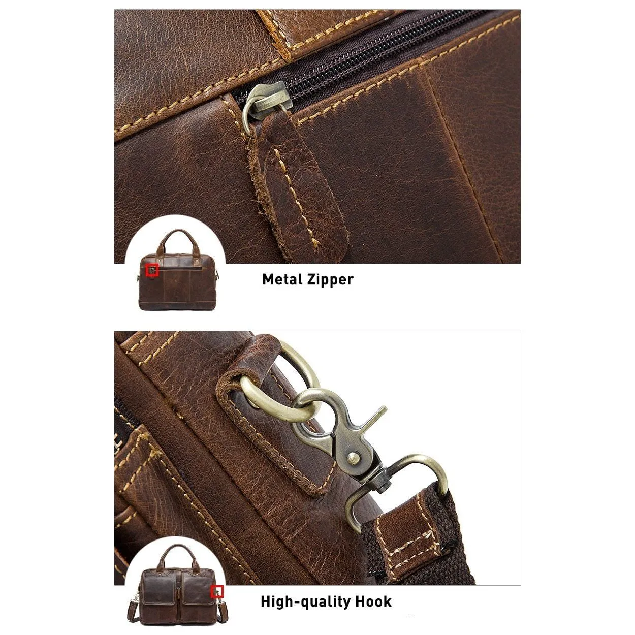 Luxalon Zip Briefcase