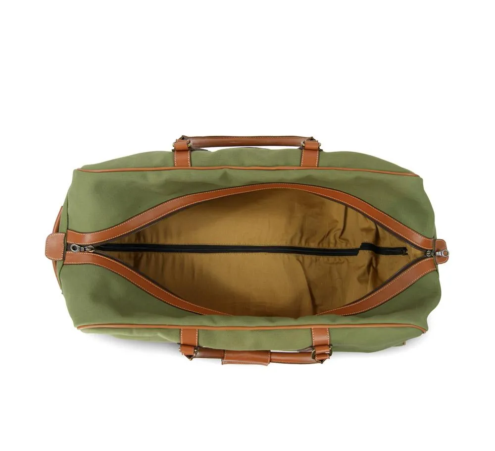 Medium Wheeled Canvas Holdall