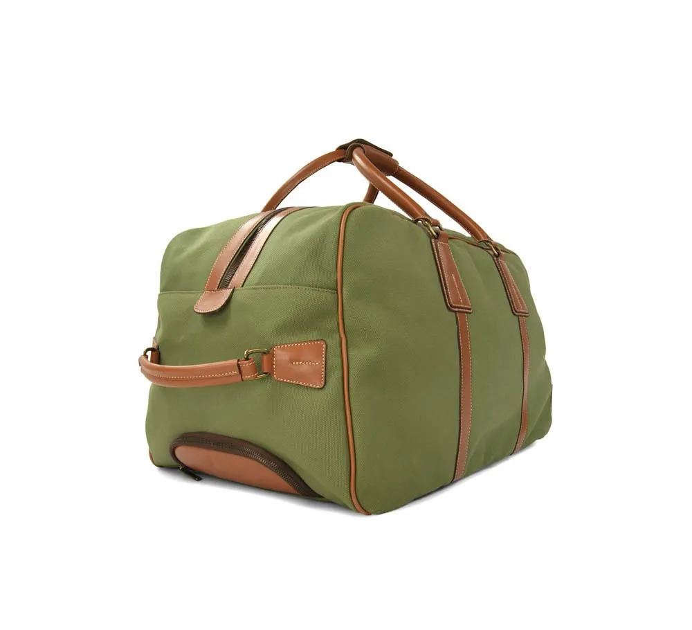 Medium Wheeled Canvas Holdall