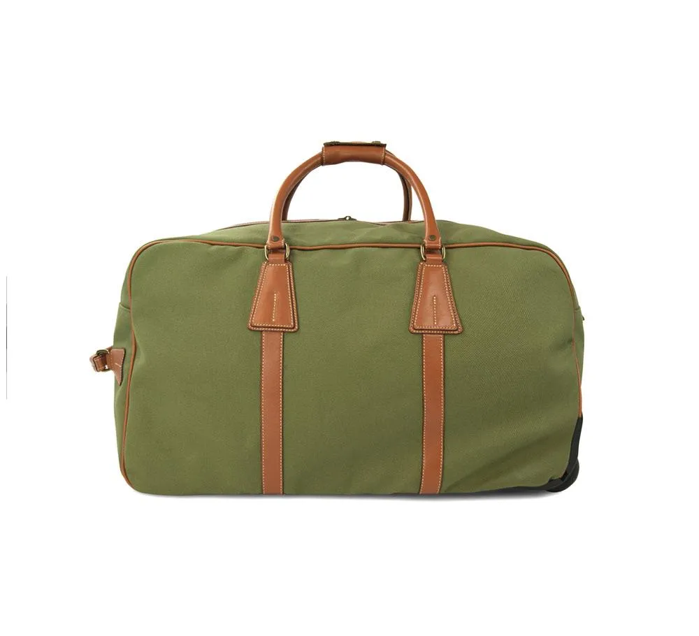 Medium Wheeled Canvas Holdall