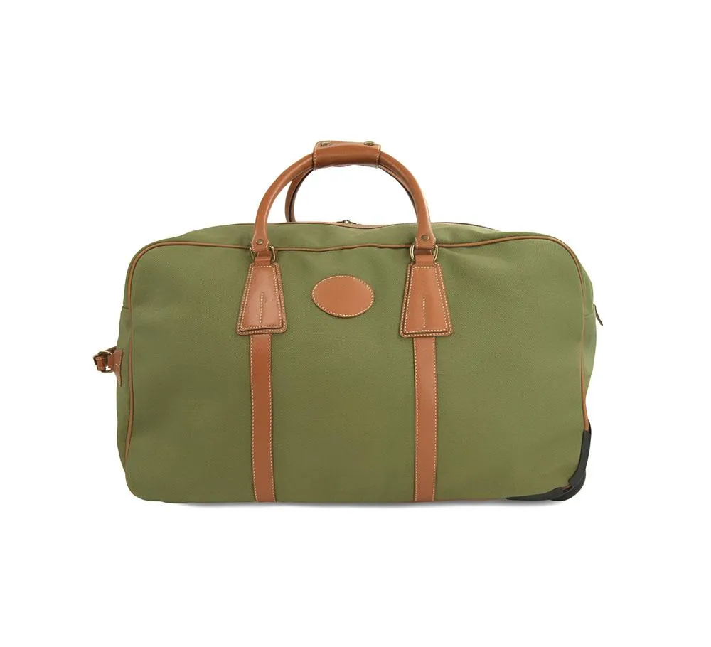 Medium Wheeled Canvas Holdall