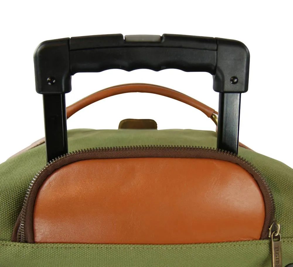 Medium Wheeled Canvas Holdall