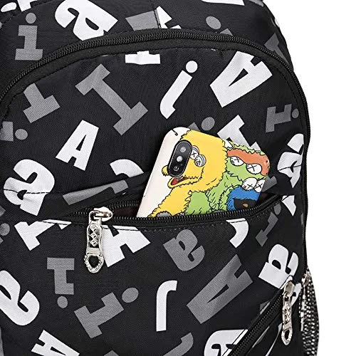 Meetbelify 3pcs Kids Rolling Backpacks Luggage Six Wheels Trolley School Bags ... (Green)