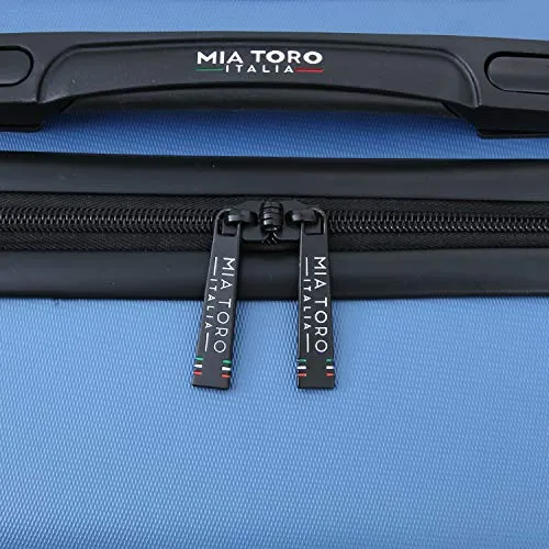 Mia Toro Italy Molded Art Hive Hard Side Spinner Luggage 3 Piece Set, Gold, One Size