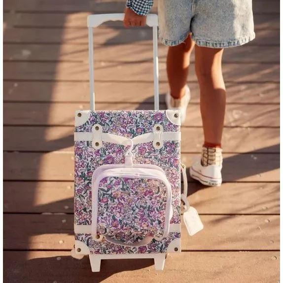 Olli Ella See-Ya Suitcase- Wildflowers