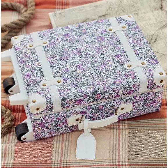 Olli Ella See-Ya Suitcase- Wildflowers