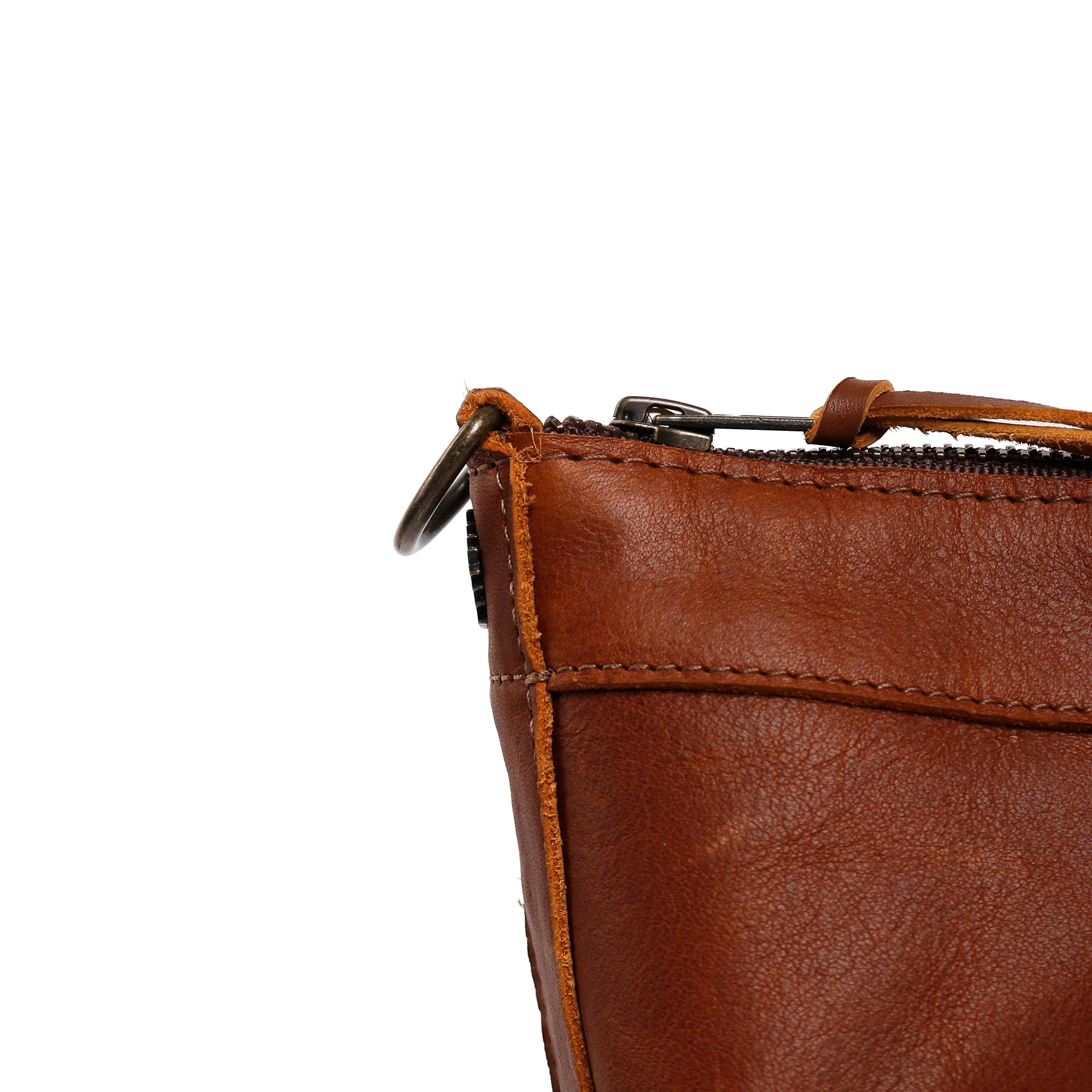 PERFECT WEEKENDER - FULL LEATHER - CAFE