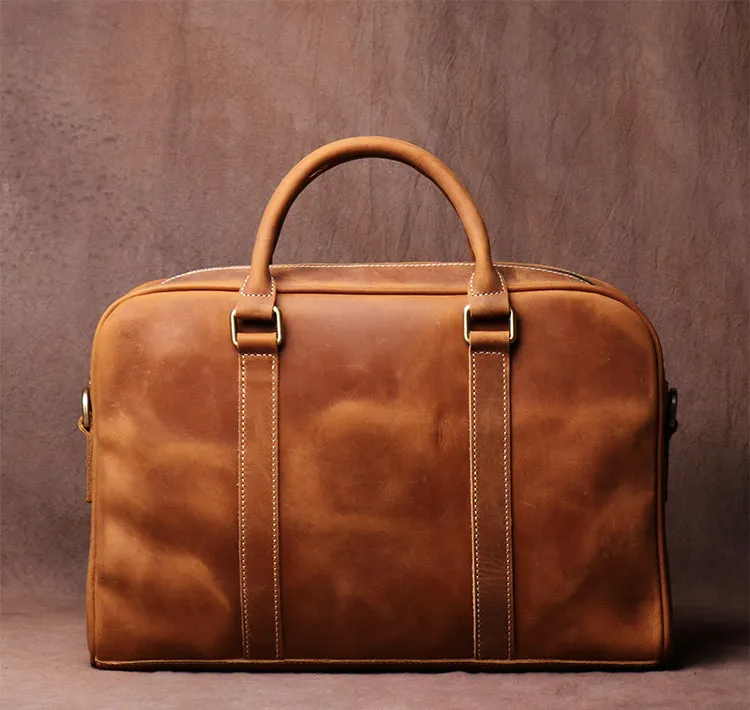 Personal Birthday Gifts, Leather Briefcase Business Bag Laptop Bag Handbags For Men
