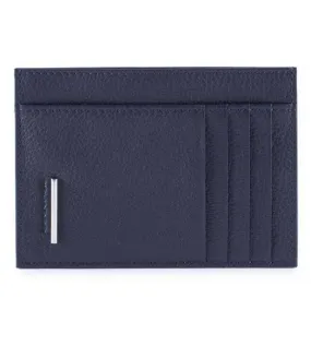 Piquadro Modus Men's Blue Coin & Card Case
