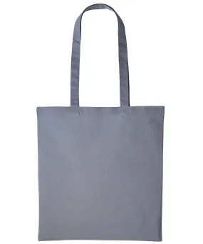 Steel Mid Grey - Cotton shopper long handle