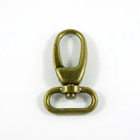 Swivel Snap Hook - 1/2" - Antique Brass