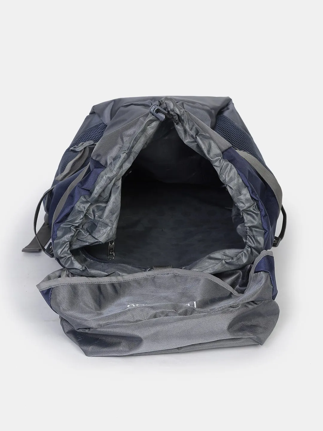 Teakwood Black Solid Rucksack - Grey