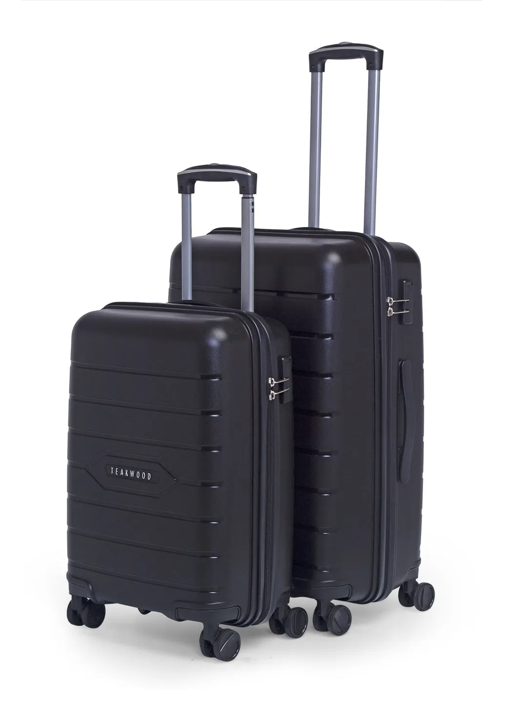 Teakwood Black Trolley Bag